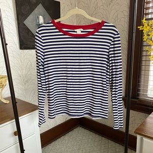 Striped long sleeve shirt